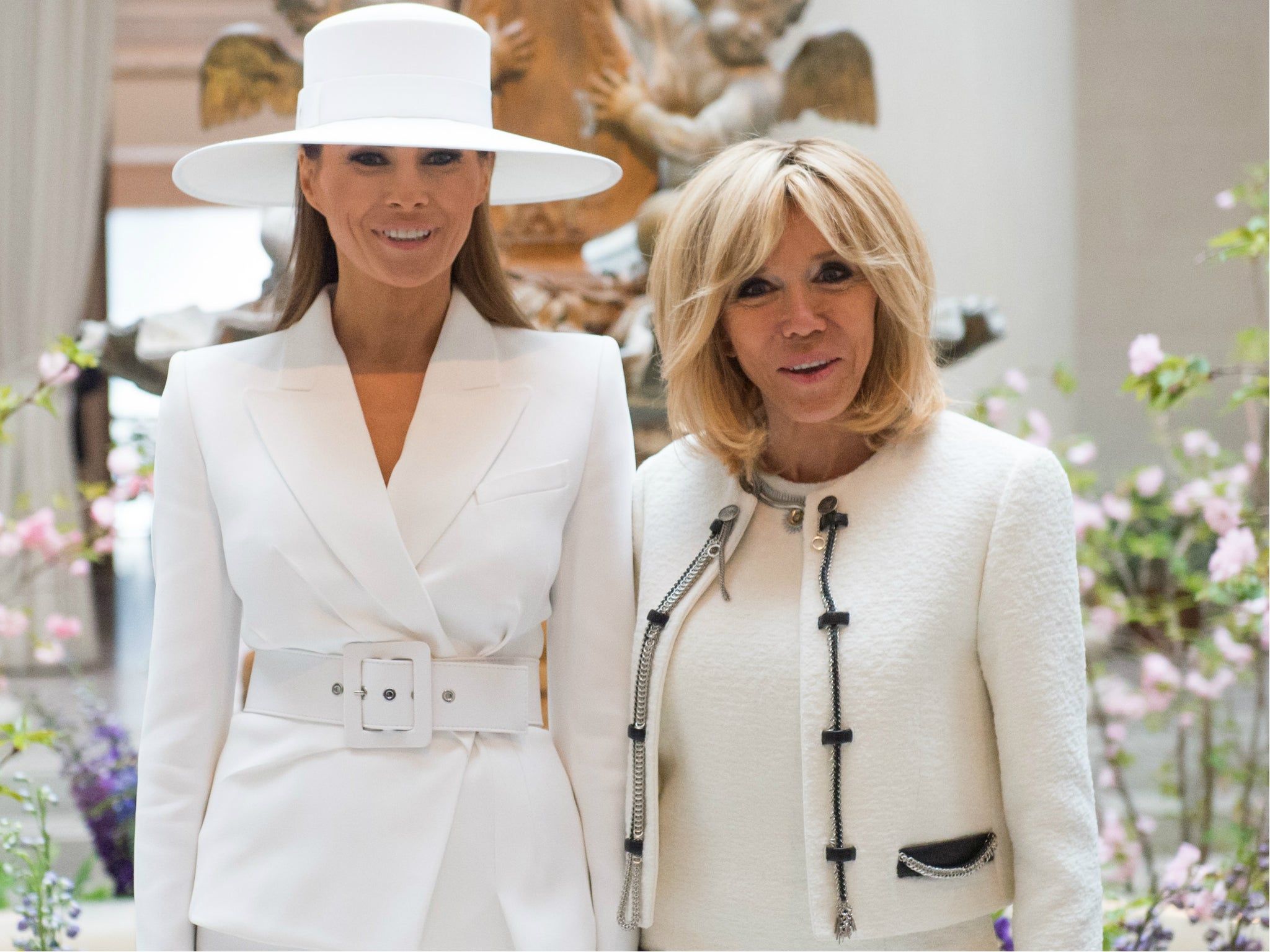 2048x1536 Brigitte Macron says Melania Trump is 'really fun' but 'can't even go outside'