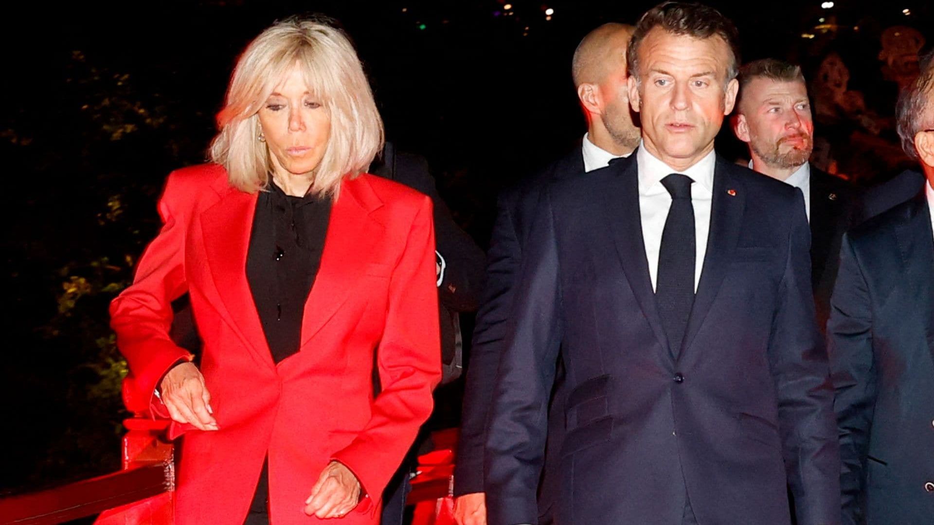 1920x1080 Brigitte Macron's controversial gesture sparks global reaction