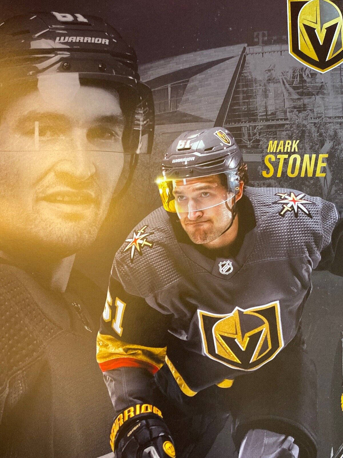 1200x1600 Download Vegas Golden Knights Hockey Athlete Mark Stone Illustration Wallpaper