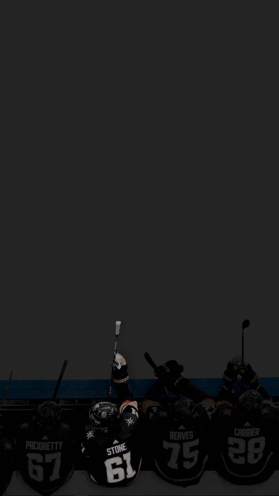 1080x1920 Download Canadian Hockey Player Mark Stone Dark Minimalist Illustration Wallpaper