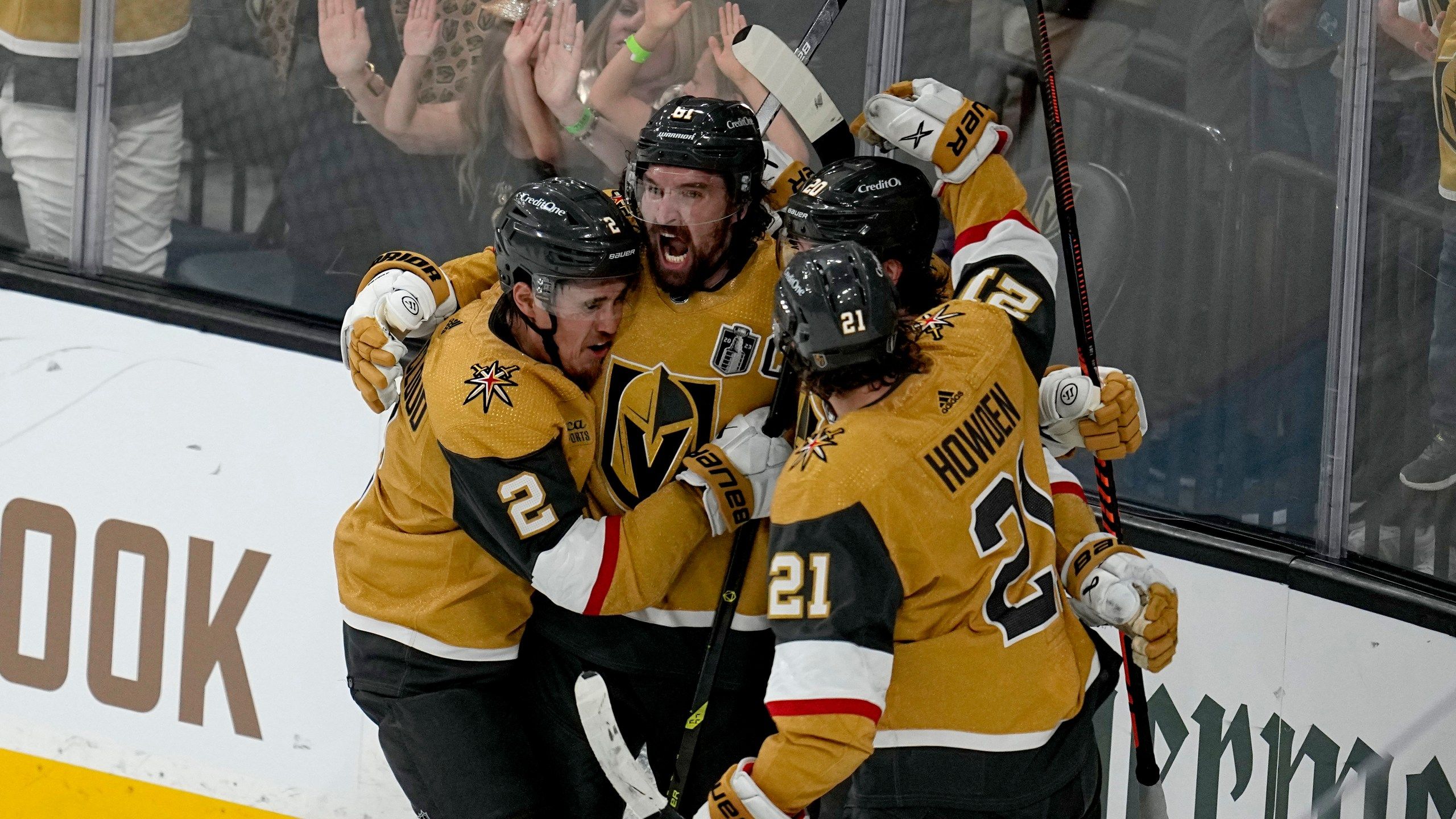 2560x1440 Vegas Golden Knights come back to beat Florida Panthers in Game 1 of Stanley Cup Final