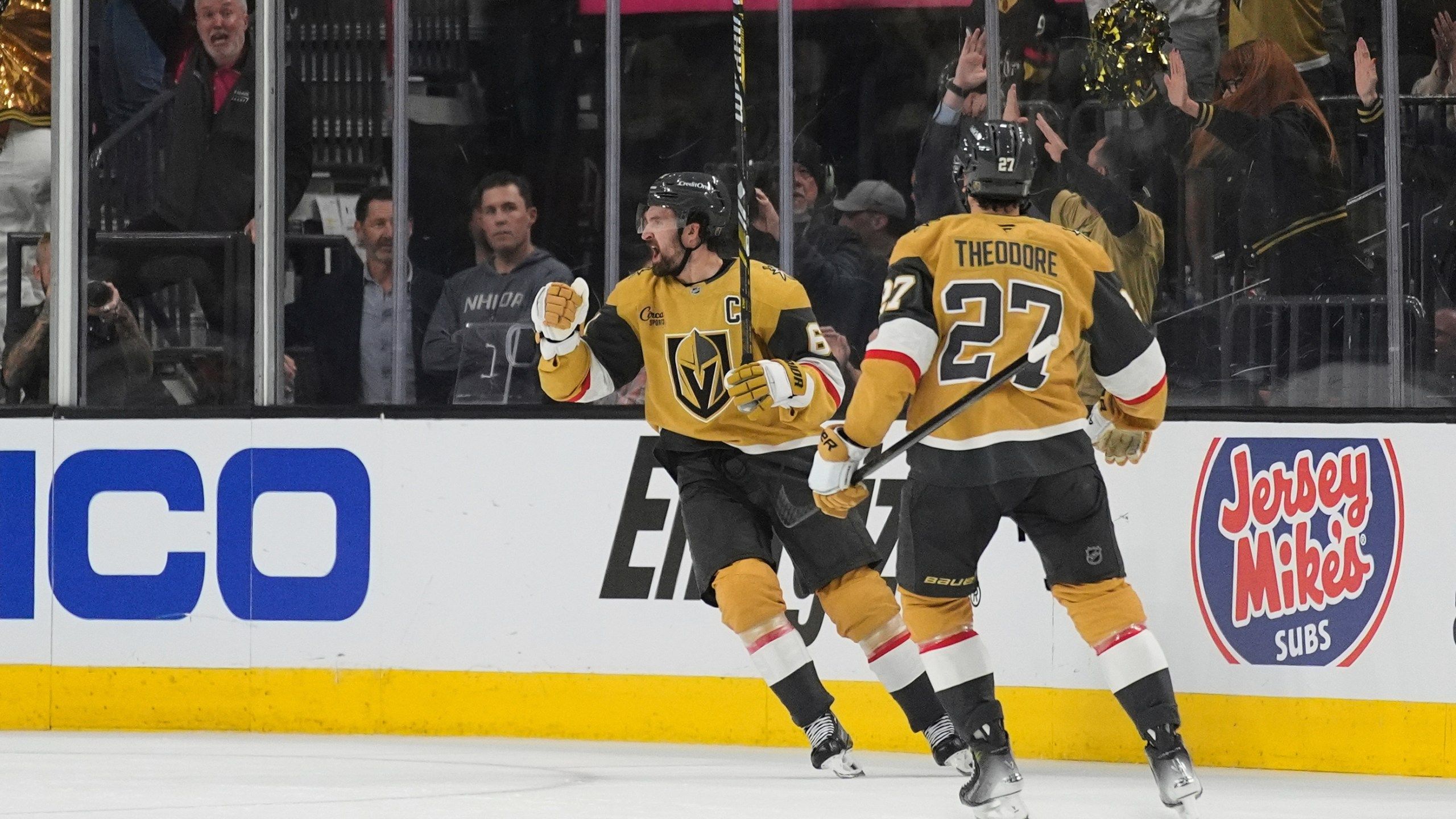 2560x1440 Oilers Rally For NHL Record Fifth Straight Time To Beat Golden Knights 4 2 In Game 1