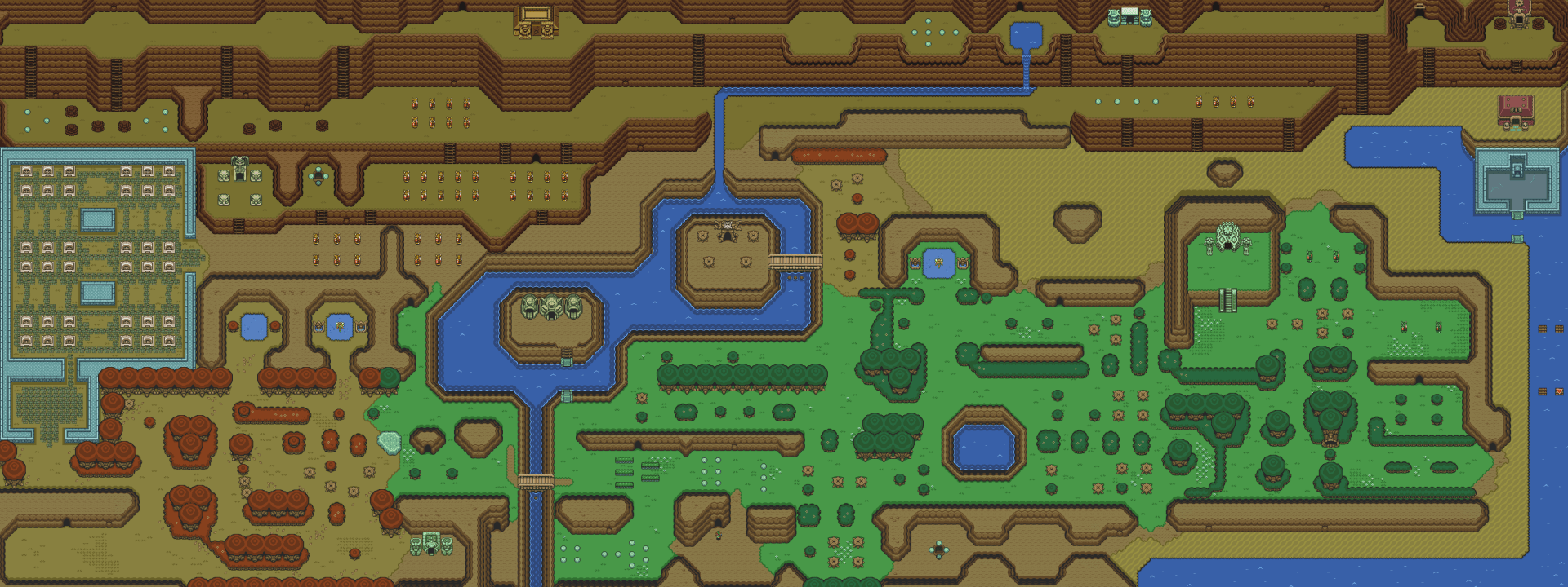 1920x720 The Legend of Zelda HD: Classic Pixel Adventure Wallpaperx1536
