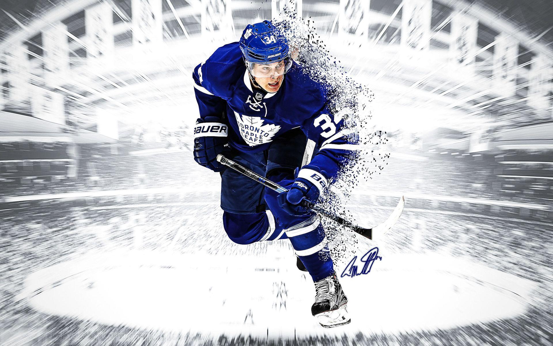 March Player Wallpapers  Auston Matthews Edition  St Pats  Blue versions  included  rleafs