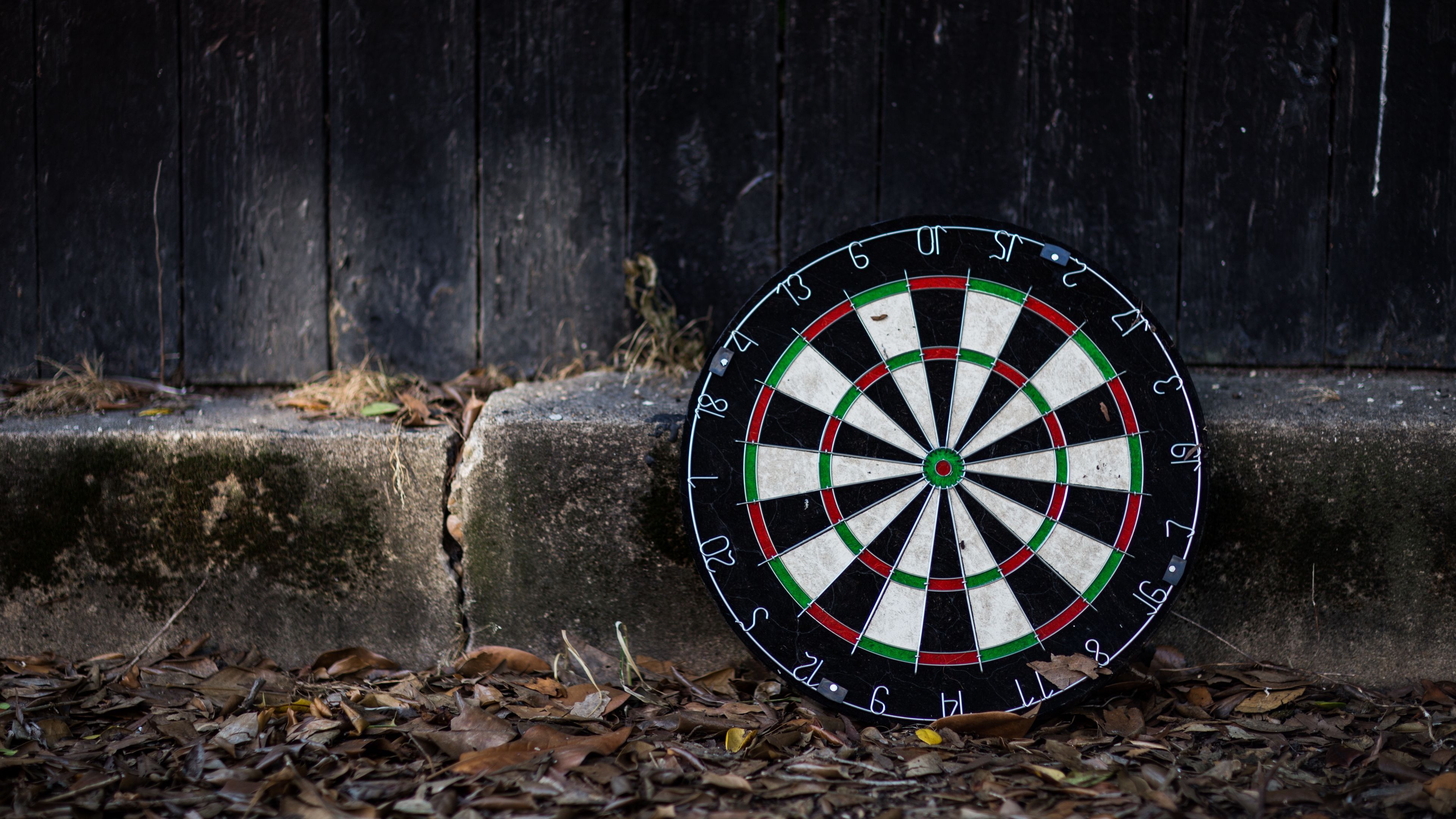 3840x2160 Download wallpaper 3840x2160 darts, board, leaves 4k uhd 16:9 HD background