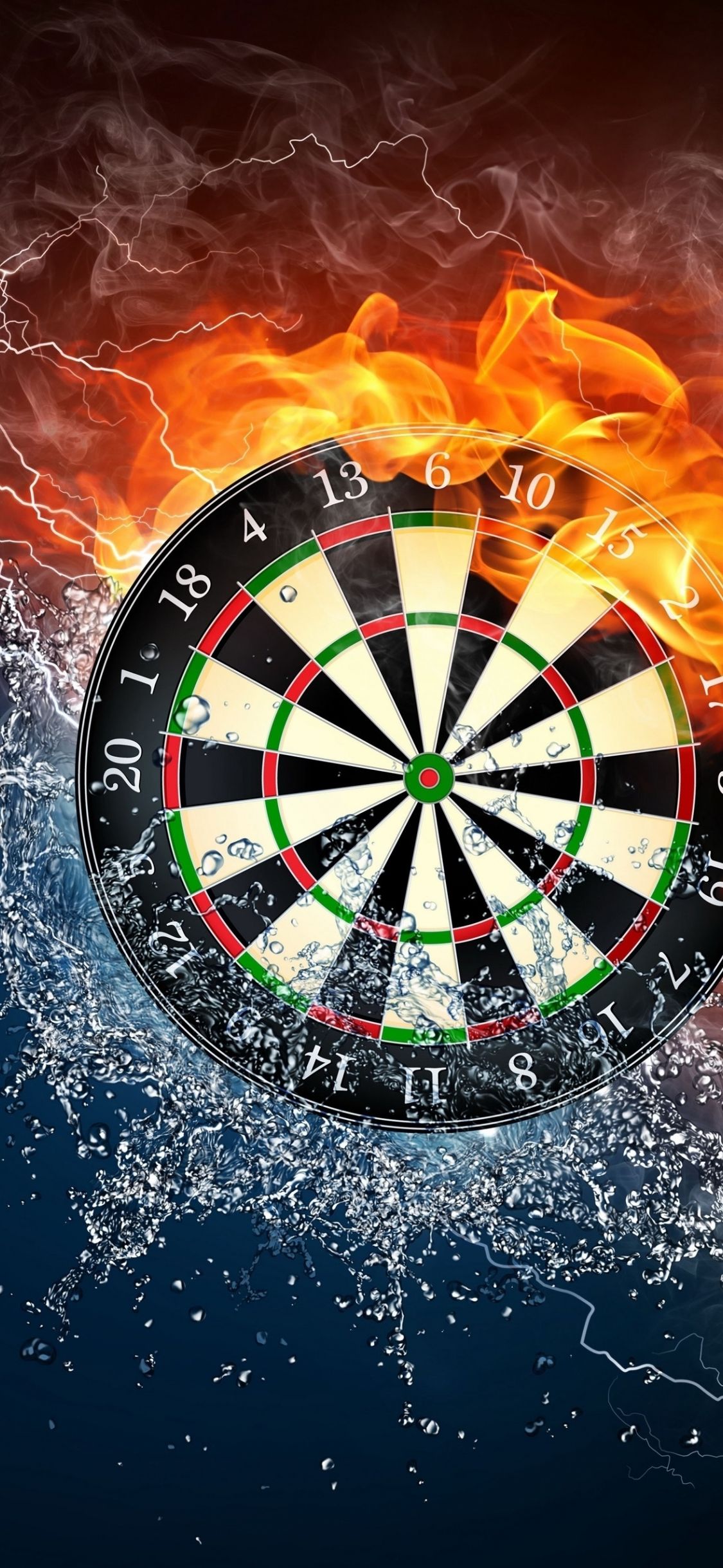 1125x2436 Dart Board Wallpaper