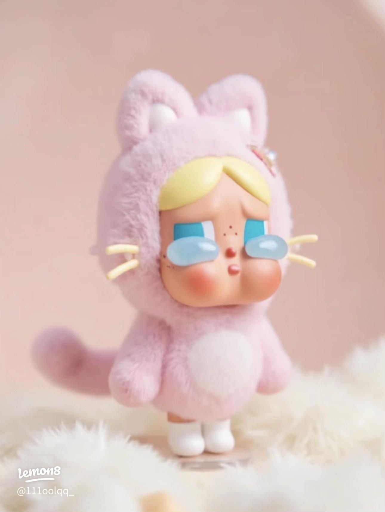 1290x1715 Cute Pink Crybaby Popmart Wallpaper: Aesthetic HD for Phone & Desktop