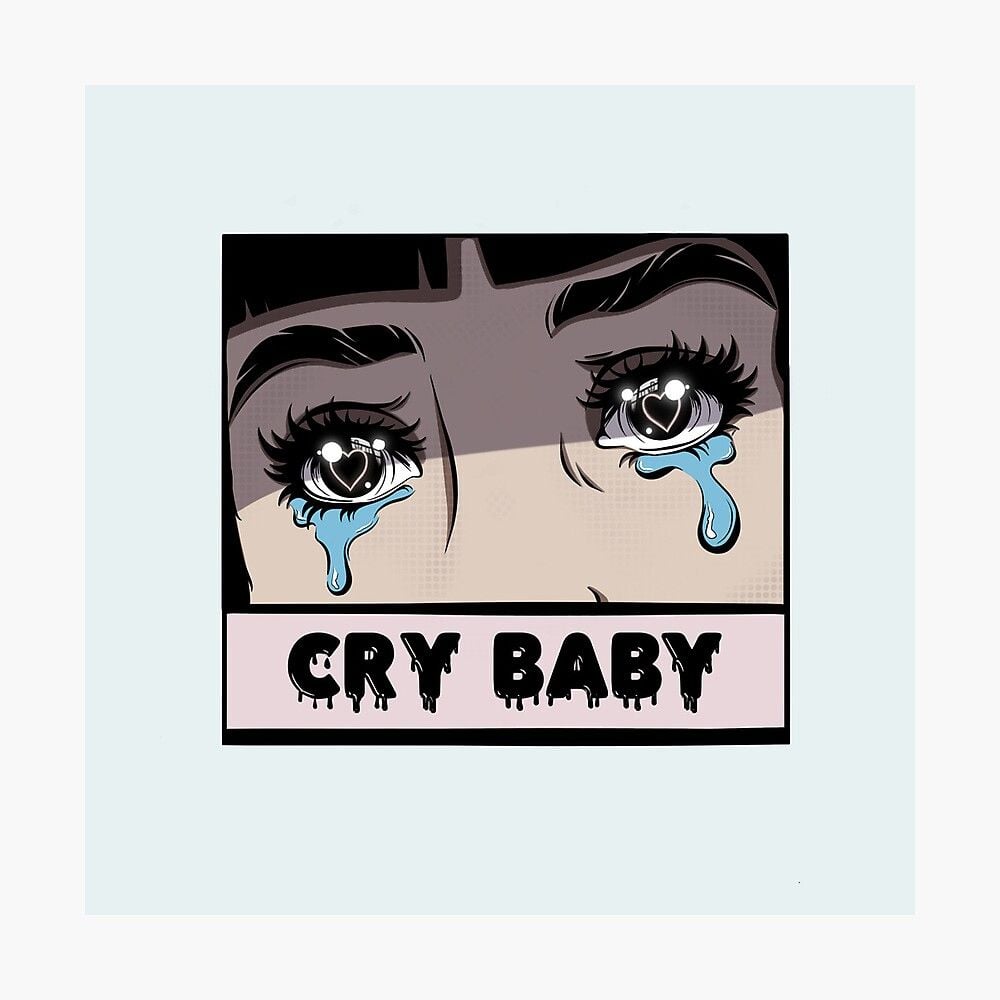 1000x1000 Cry Baby Art Print