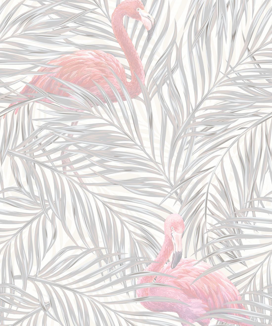 1100x1318 Tropical Flamingos Wallpaper Bedroom Hallway Living Room Wallpaper Roll & King