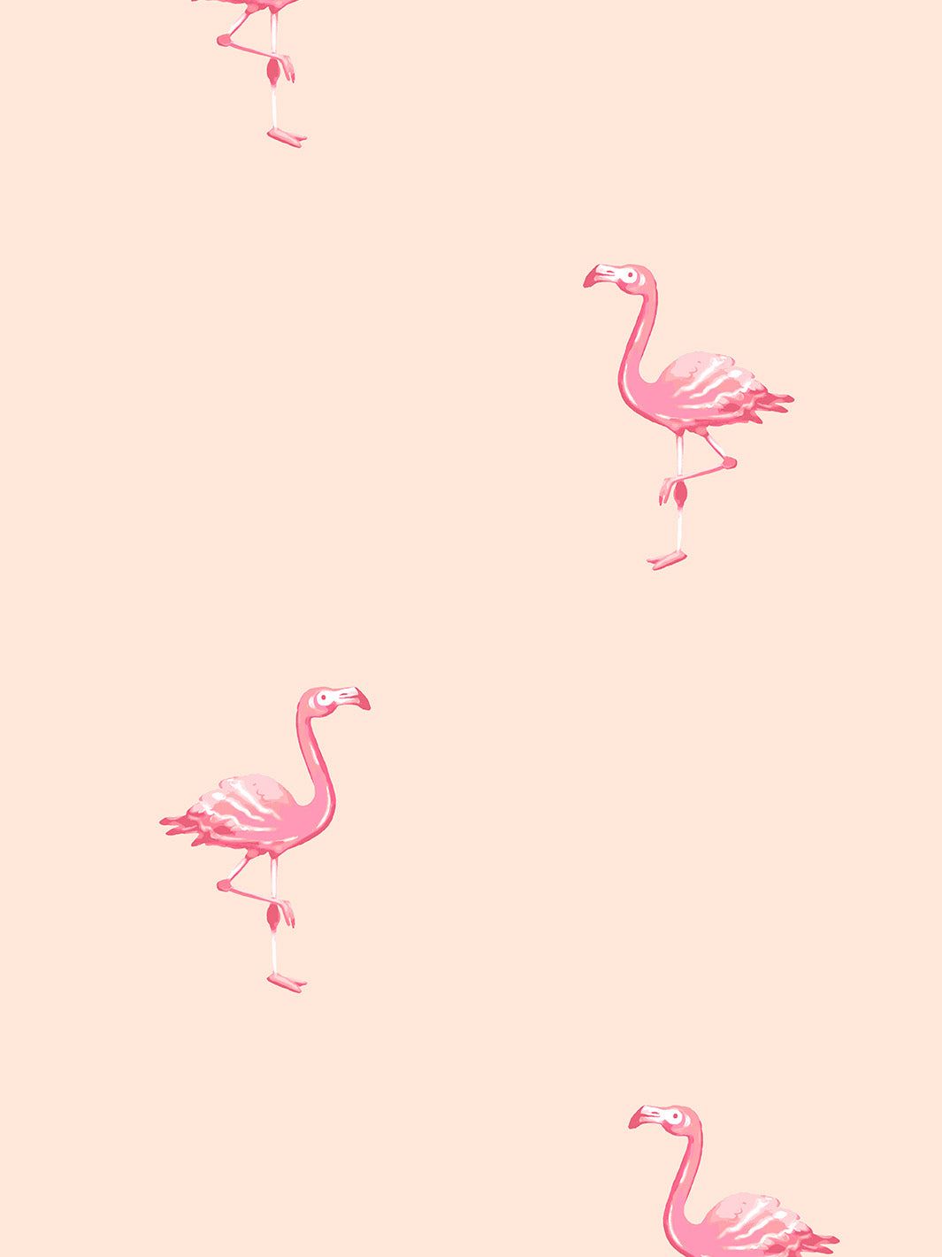 1065x1420 'Barbie™ Land Flamingos' Wallpaper by Barbie™