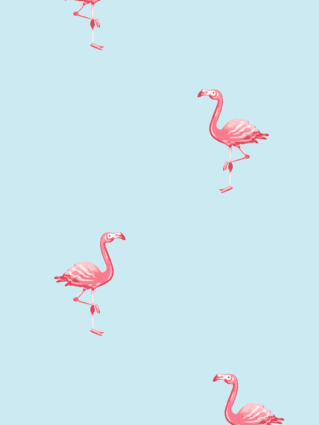 1065x1420 'Barbie™ Land Flamingos' Wallpaper by Barbie™