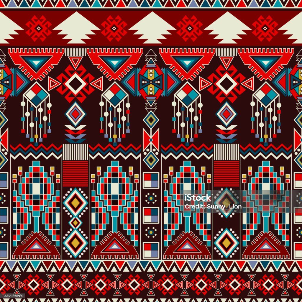 1024x1024 Geometric Ornament For Ceramics Wallpaper Textile Web Cards Ethnic Pattern Border Ornament Native American Design Navajo Mexican Motif Aztec Ornament Stock Illustration Image Now