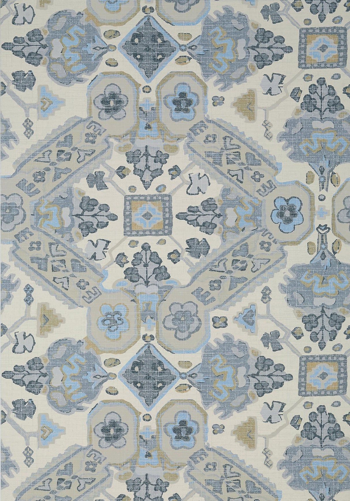 1214x1734 Thibaut Wallpaper Persian Carpet and Beige