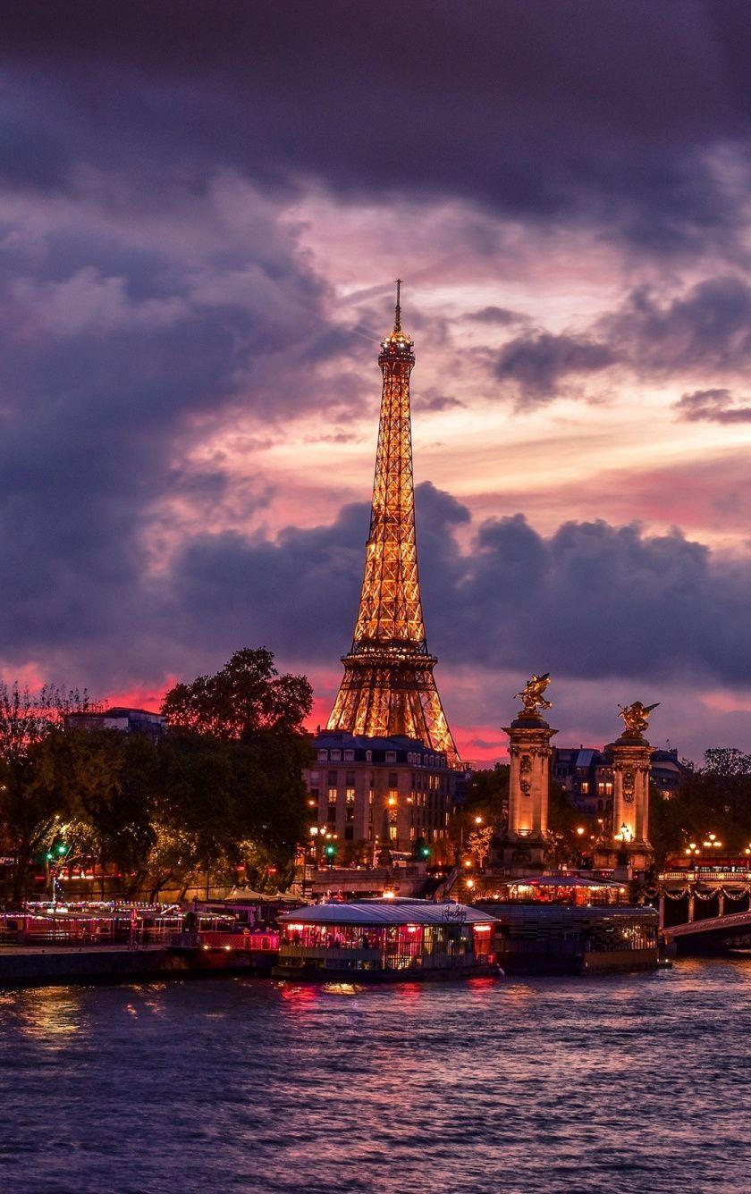 840x1336 Download 840x1336 wallpaper eiffel tower, night, city, paris
