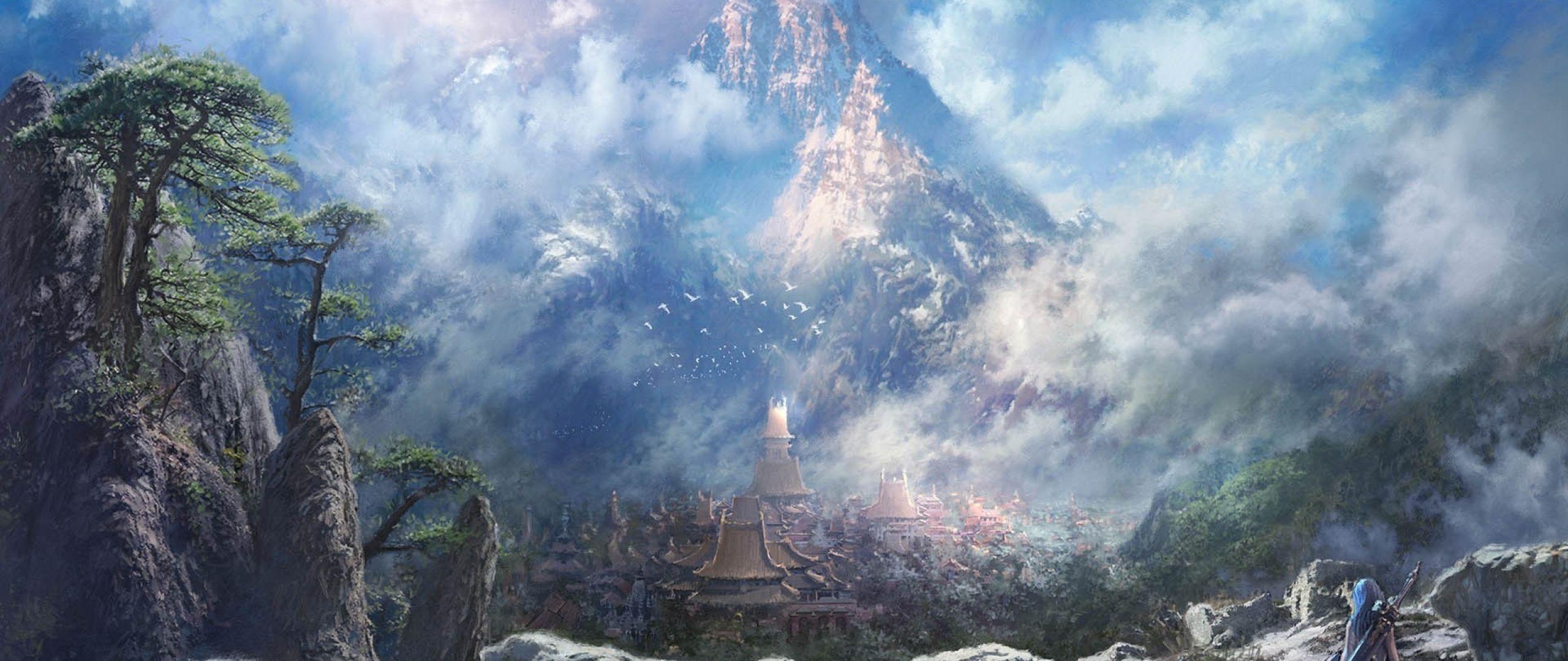 2560x1080 blade and soul, mountains, rock 2560x1080 Resolution