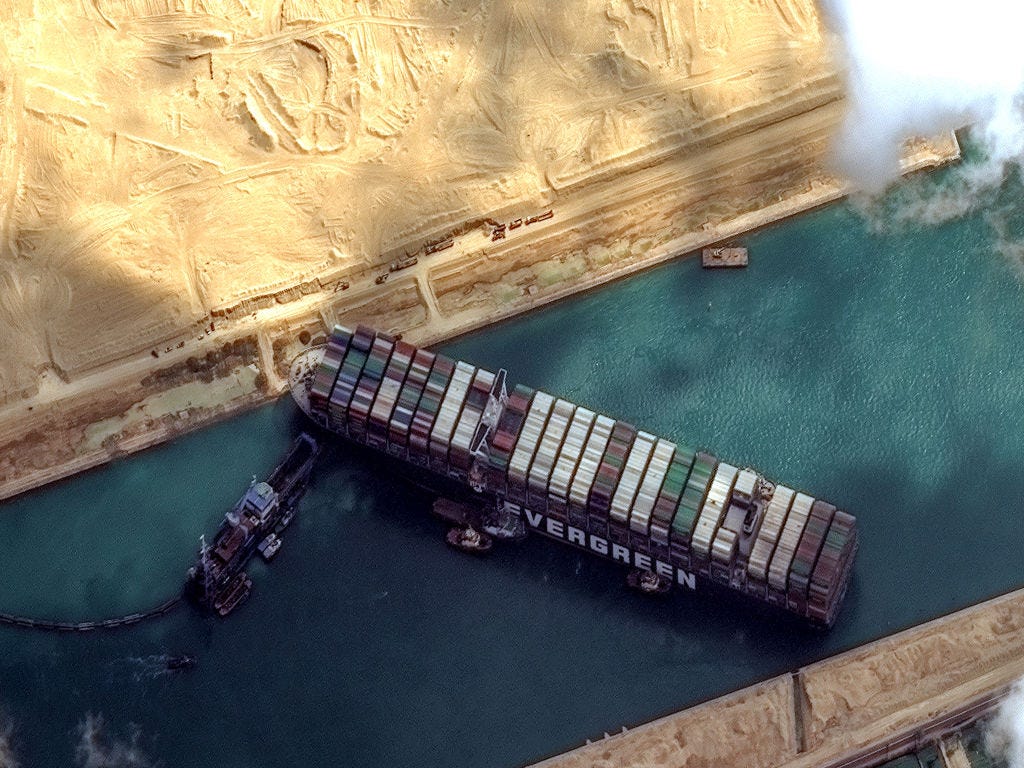 1024x768 How the Ever Given Got Stuck in the Suez Canal: Detailed Timeline