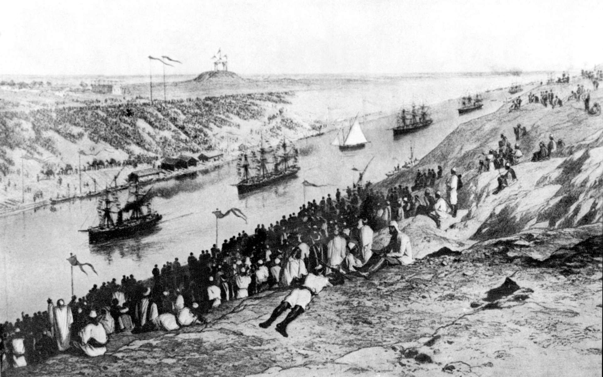 1920x1200 Suez Canal, Symbol of Egyptian Pride and Source of Conflict, Regains Spotlight