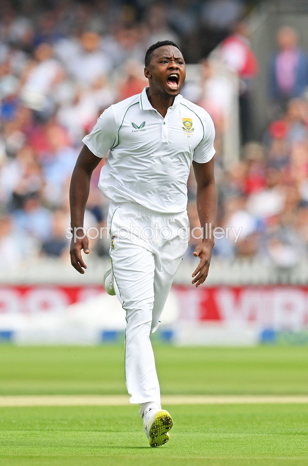 1060x1600 Kagiso Rabada South Africa celebrates v England Lord's Test Match 2022 Image