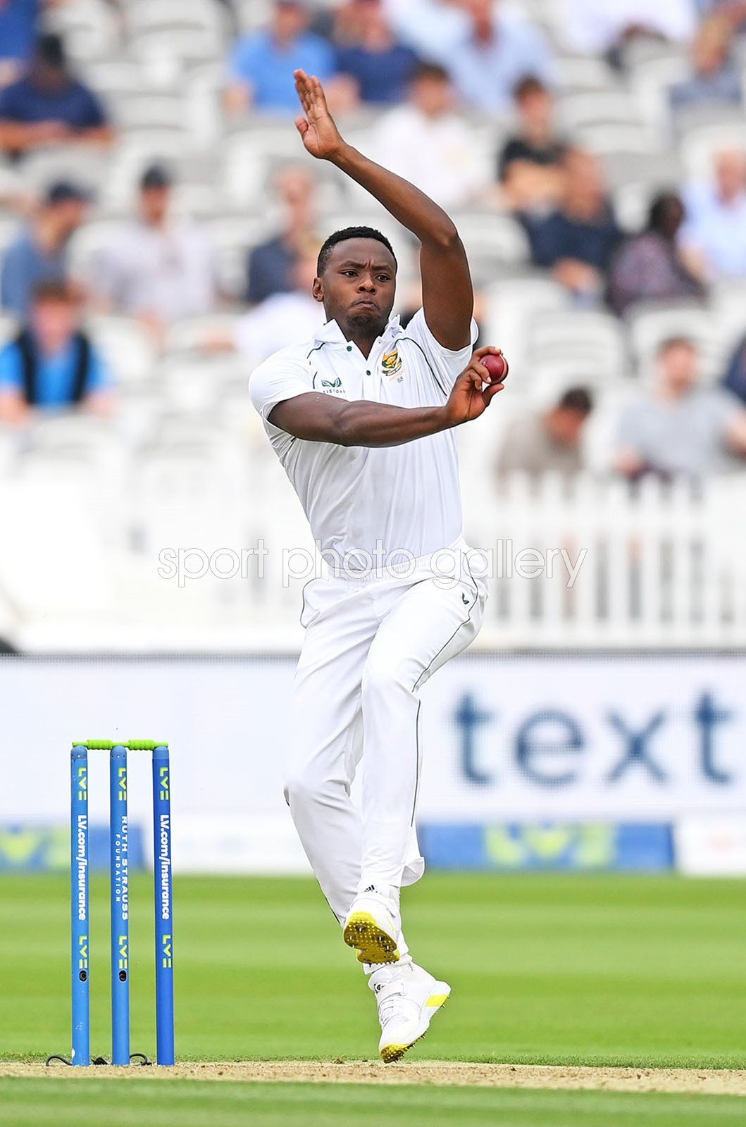 1059x1600 Kagiso Rabada South Africa bowls v England Lord's Test Match 2022 Image