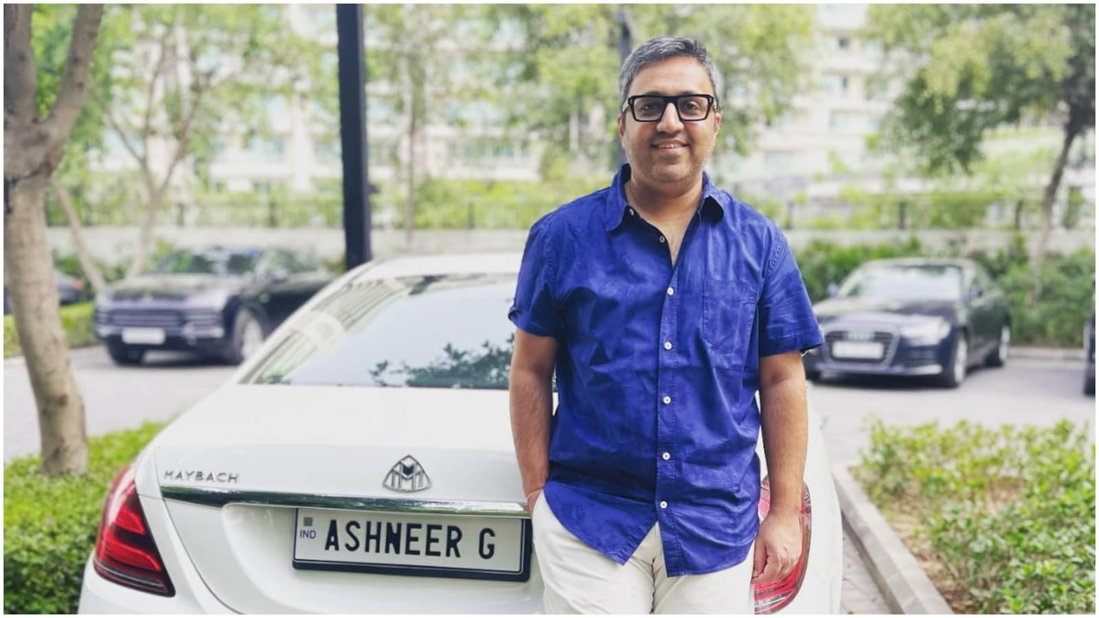 1600x900 Notice anything 'new' in this pic of Ashneer Grover with his Maybach?-
