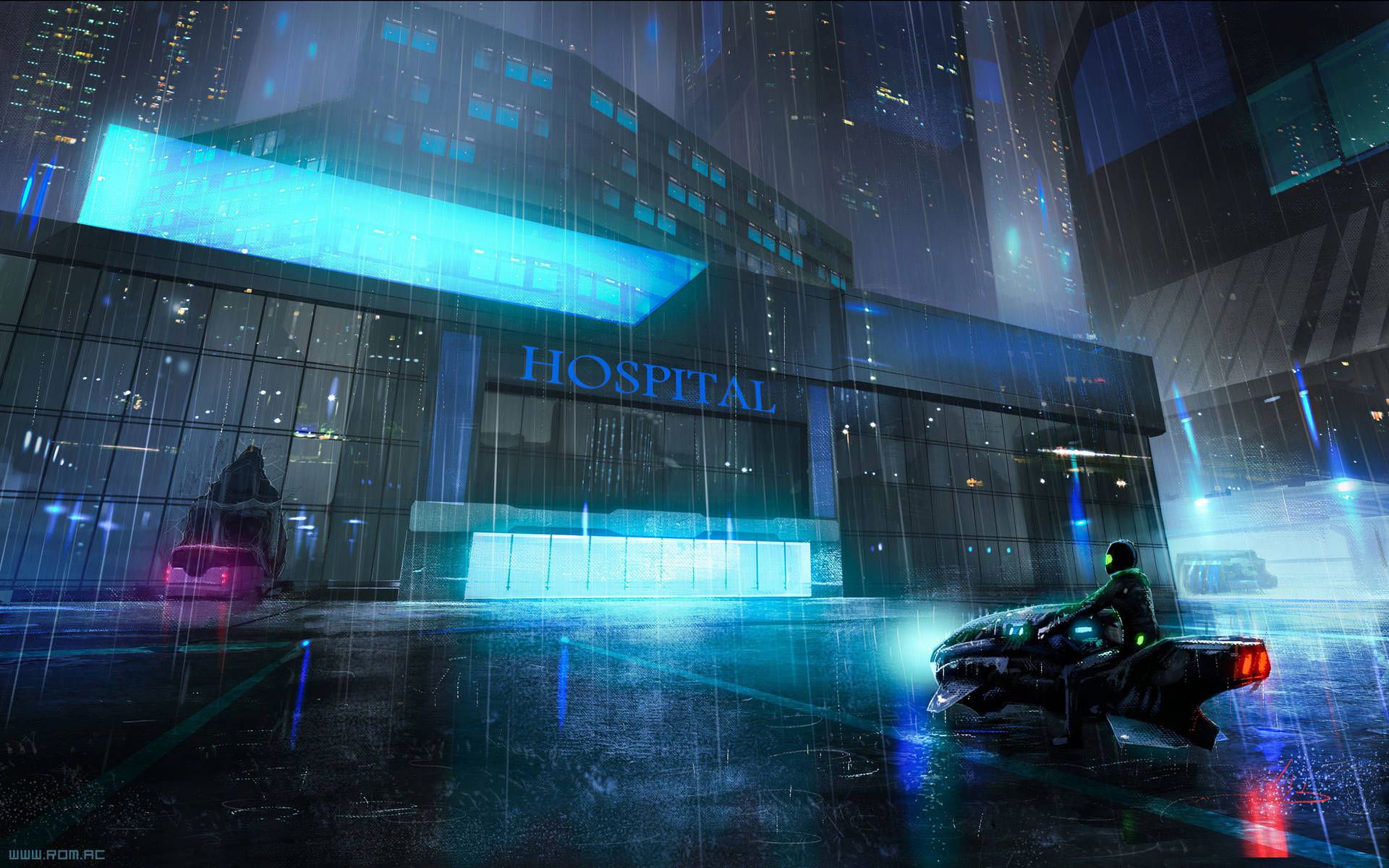 1920x1200 Hospital Background