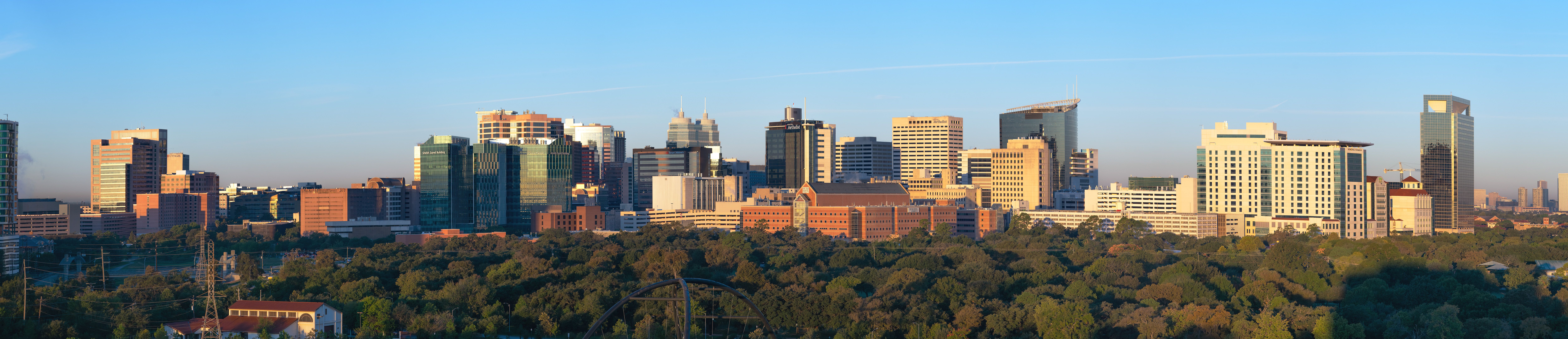 10000x2160 Skyline of the Texas Medical Center, TX