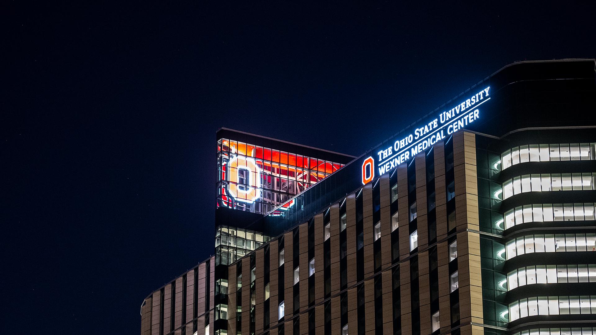 1920x1080 In the News: Wexner Medical Center Lights Block O on Inpatient Hospital. Facilities Design and Construction