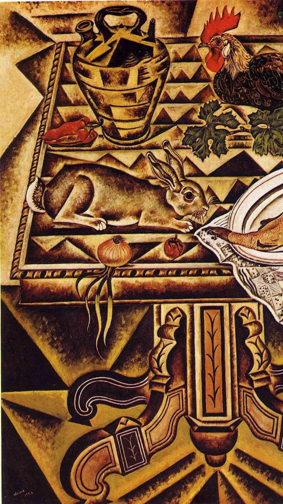 1080x1920 Surrealism spanish artwork traditional art joan miro wallpaper