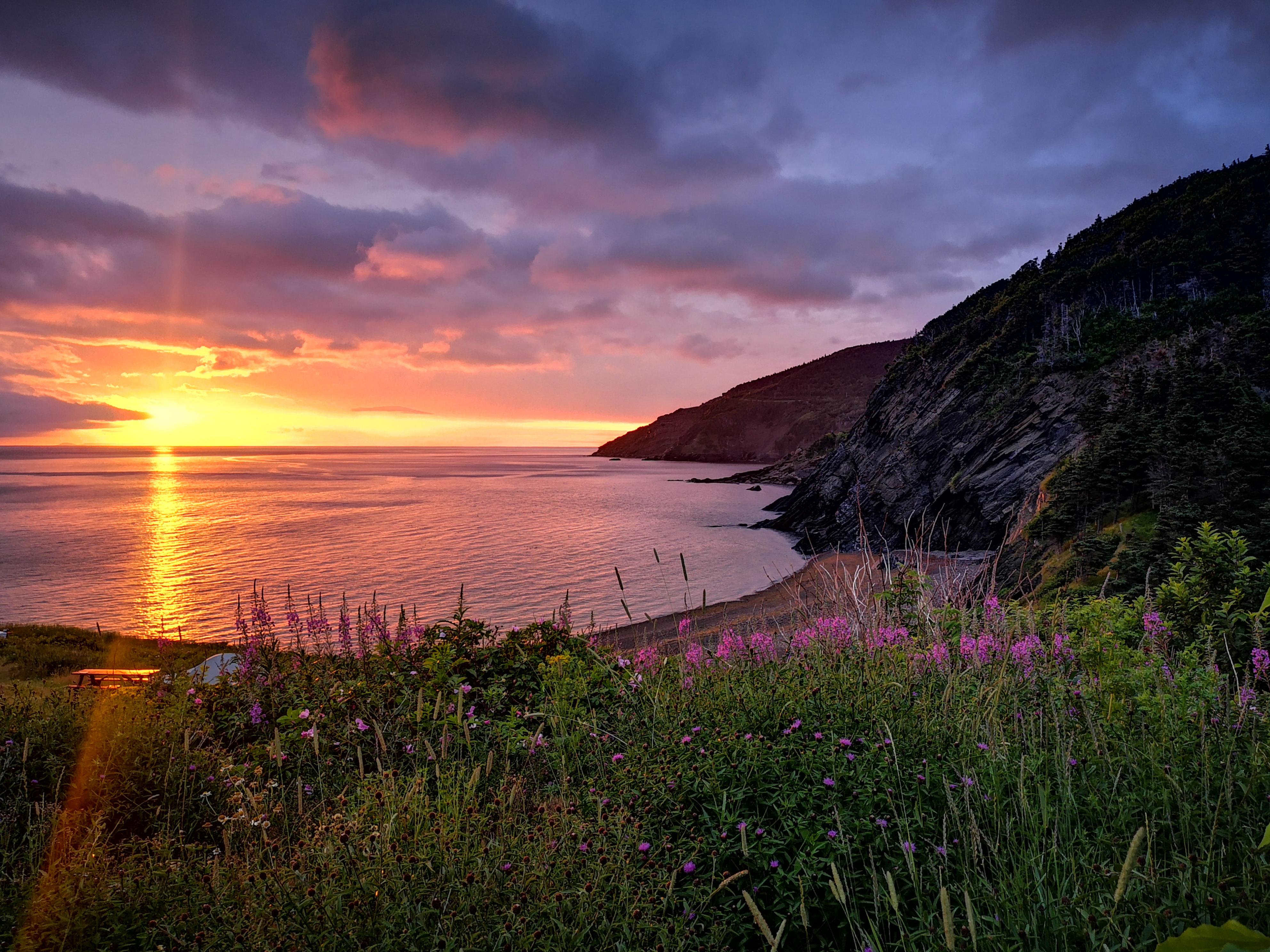 3968x2976 Sunrise at the most northern tip of the province. Meat cove, Nova Scotia