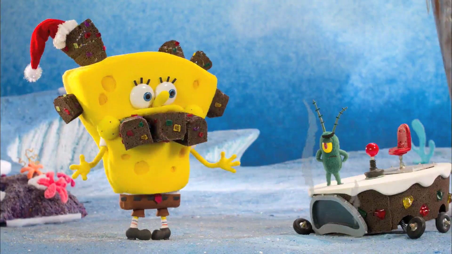 1920x1080 spongebob, Squarepants, Funny, Humor, Christmas Wallpaper HD / Desktop and Mobile Background