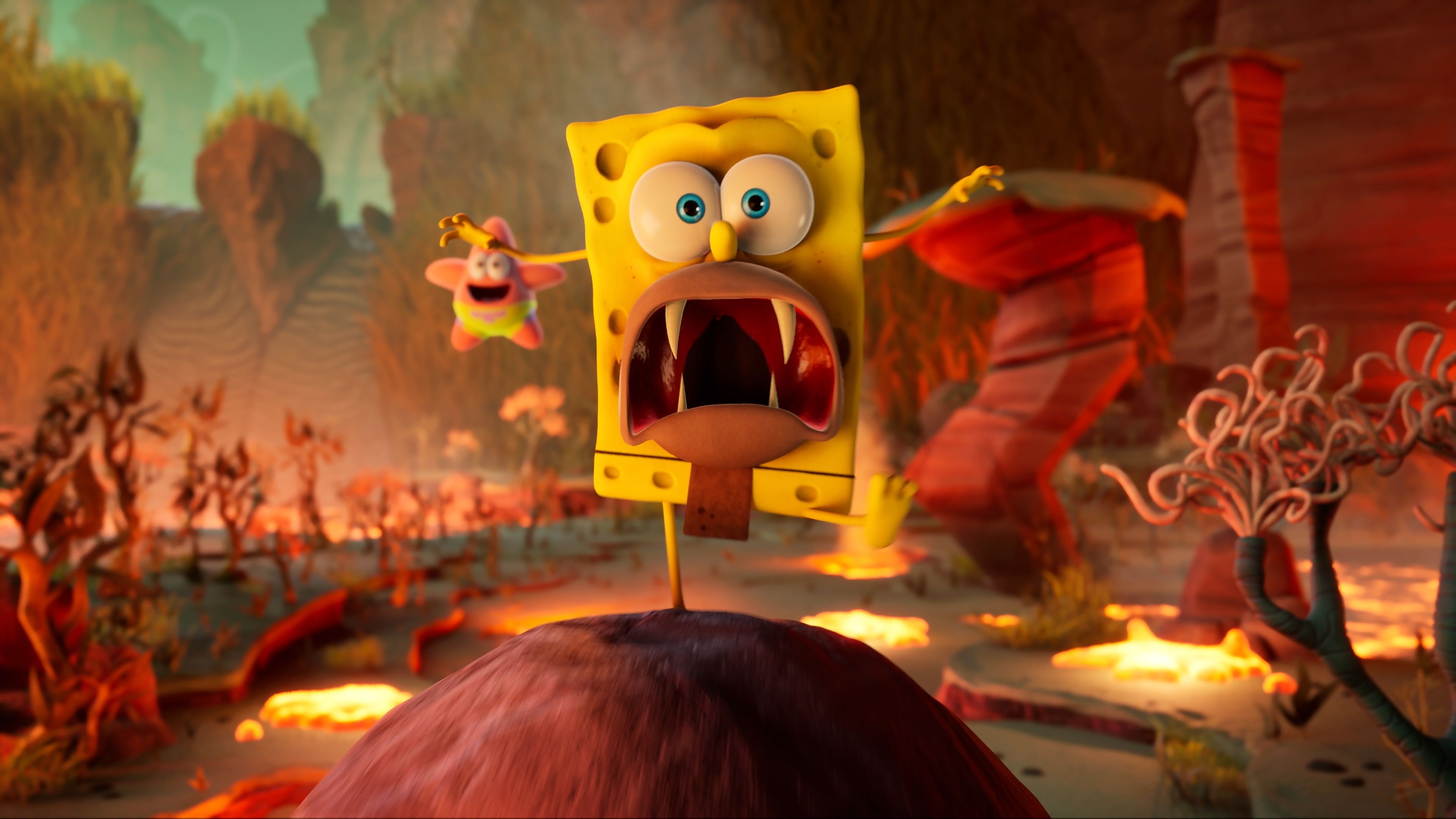 3840x2160 Free Spongebob Squarepants: The Cosmic Shake 4K Wallpaper & Desktop HD Background for PC