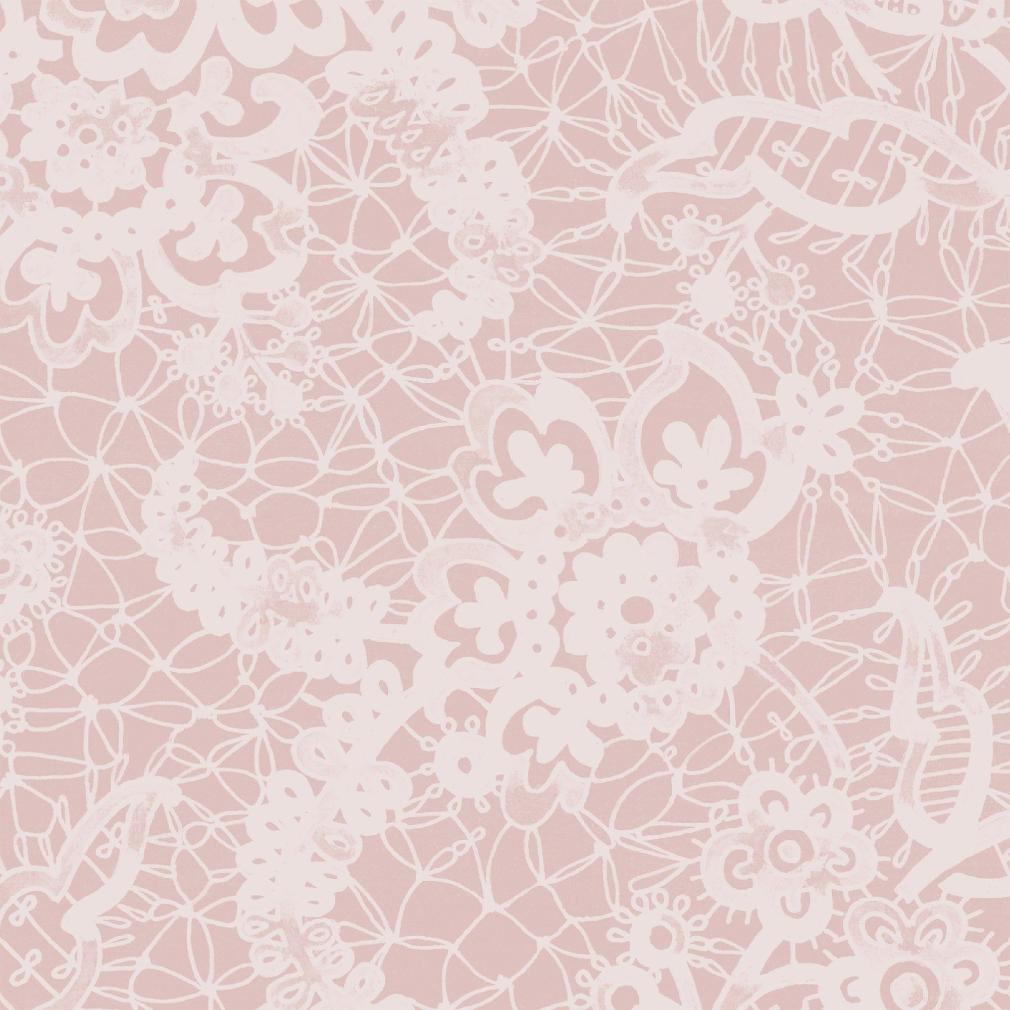 2000x2000 Heirloom Lace Powder Pink Wallpaper