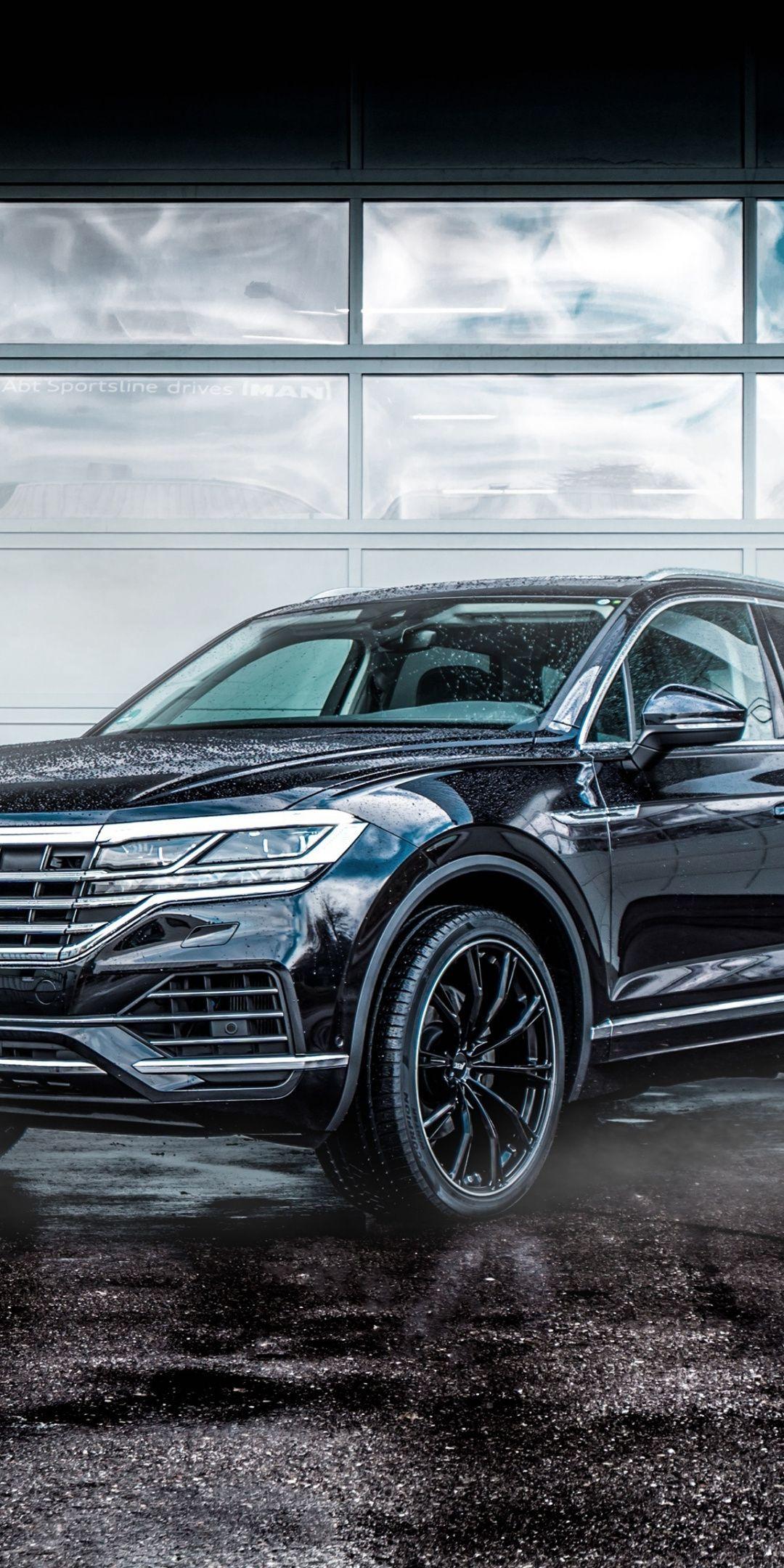 1080x2160 ABT Volkswagen Touareg, black, 1080x2160 wallpaper. Volkswagen