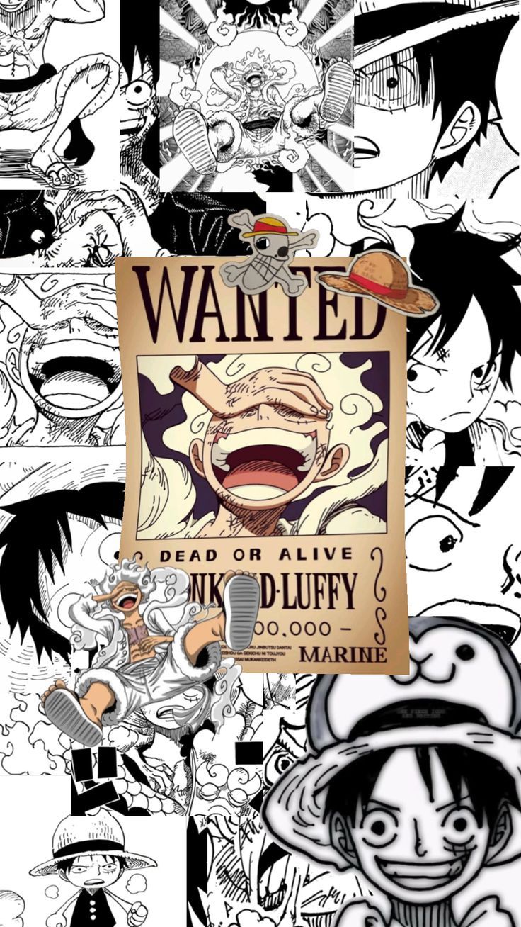 736x1308 luffygear5 #luffydmonkey #luffyonepiece #onepieceluffy #onepiece #wantedposter #animeshuffles