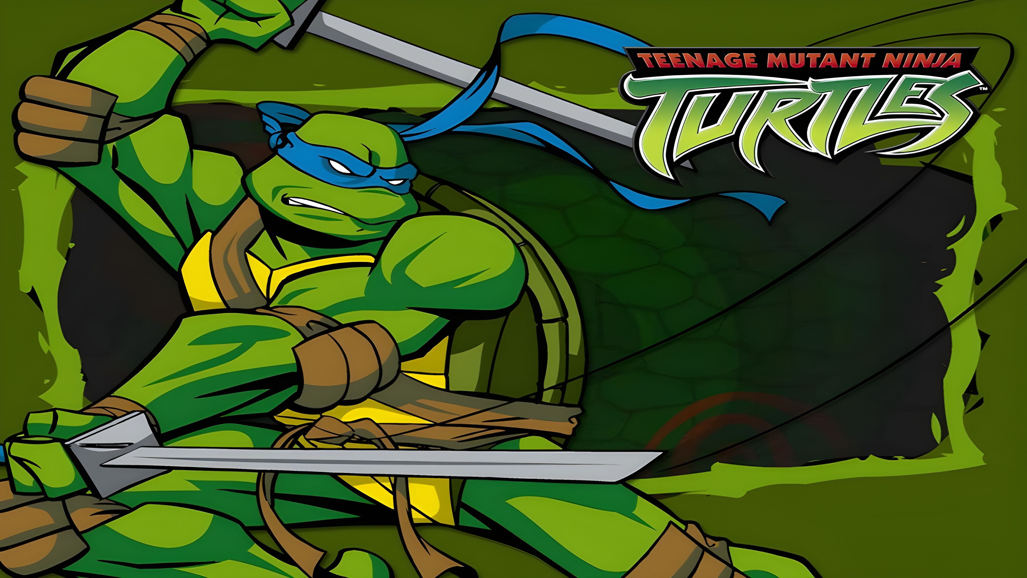 4096x2304 Green Ninja Leonardo