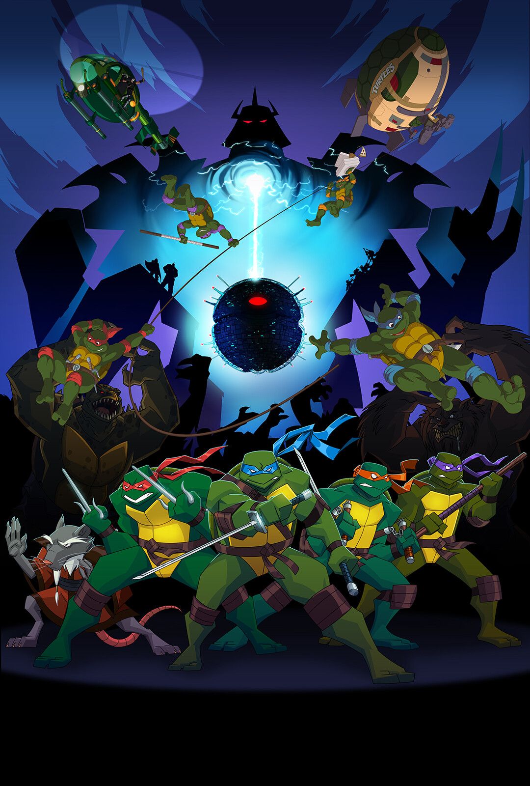 1080x1600 TMNT 2003 Turtles Forever Movie Poster