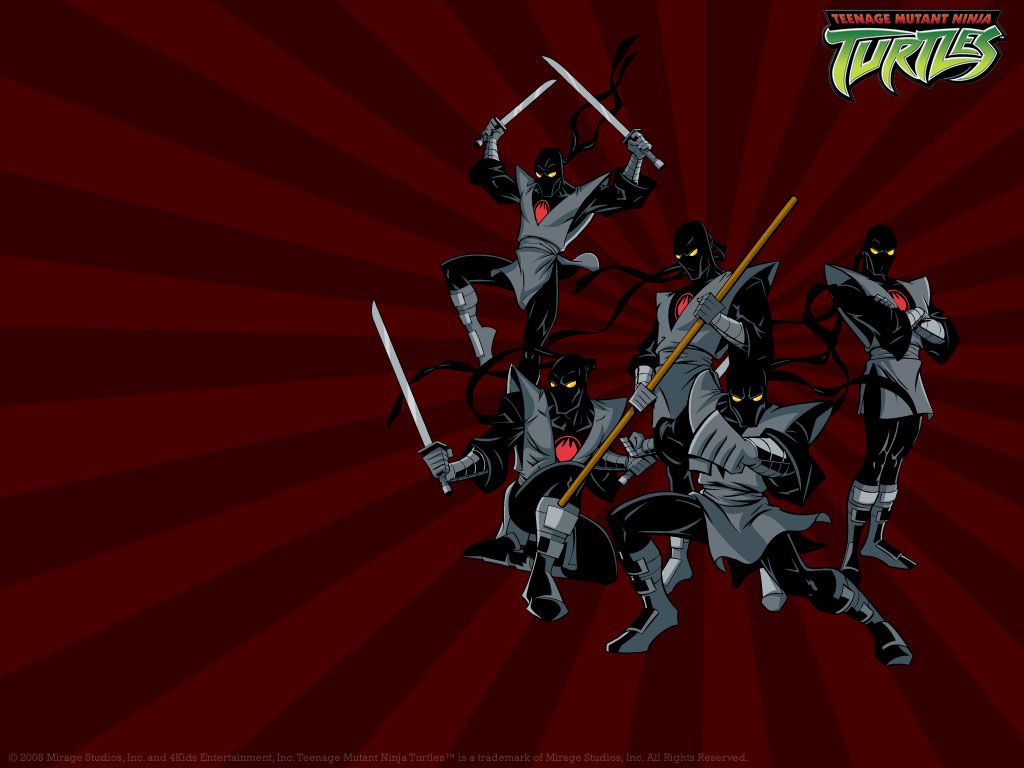 1024x768 Foot Soldiers .exclusive Wallpaper Courtesy 4kids TMNT