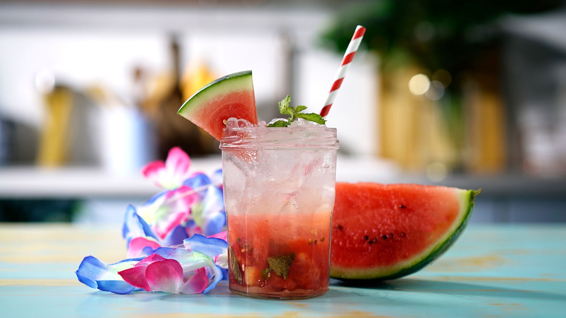 1920x1080 Watermelon, Lime & Ginger Caipirinha