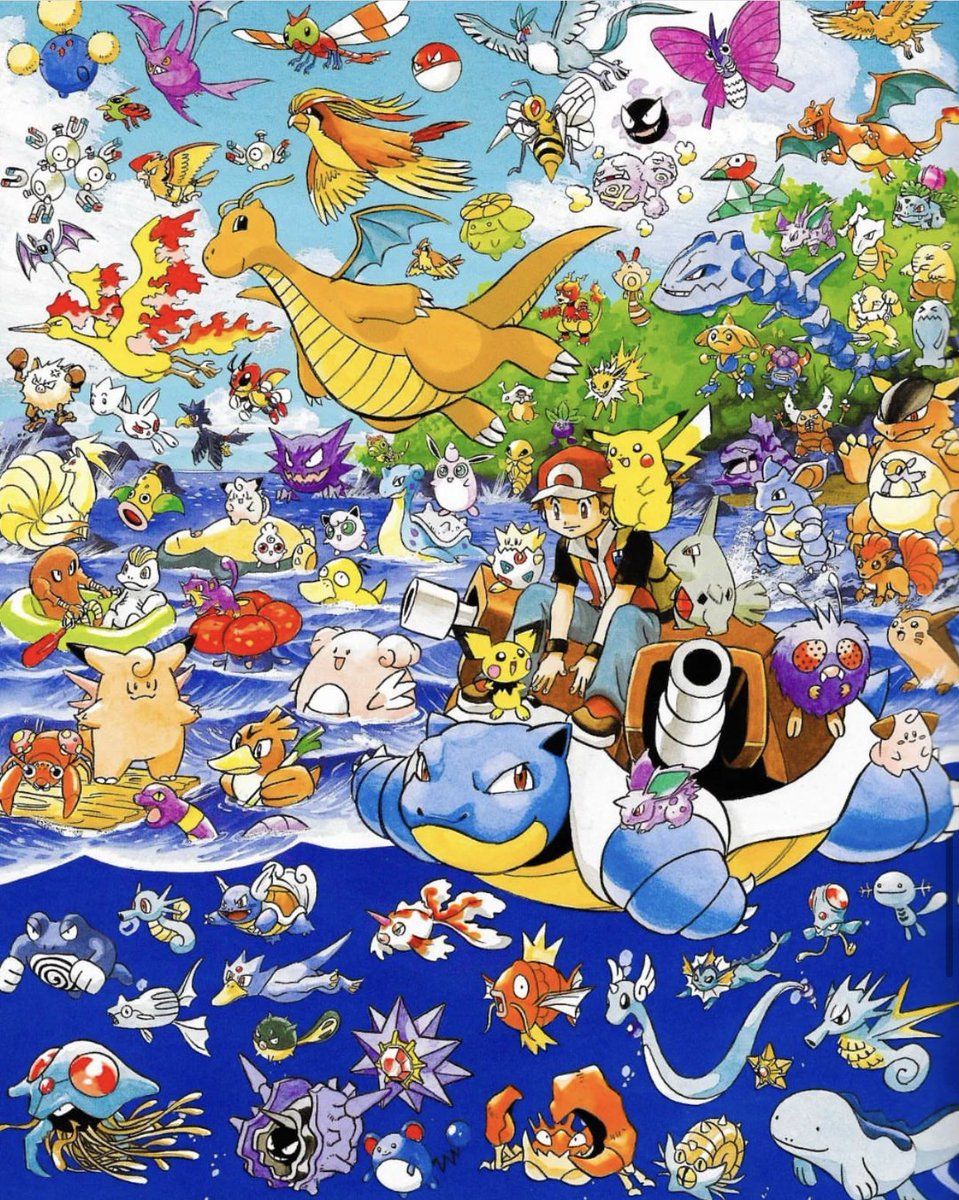 959x1200 omg the original 151 Pokemon