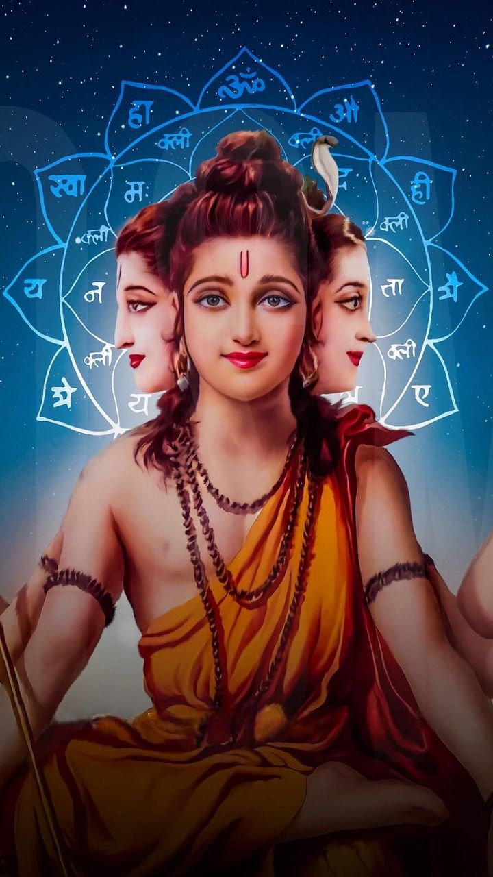 720x1280 Shri Dattatreya Image