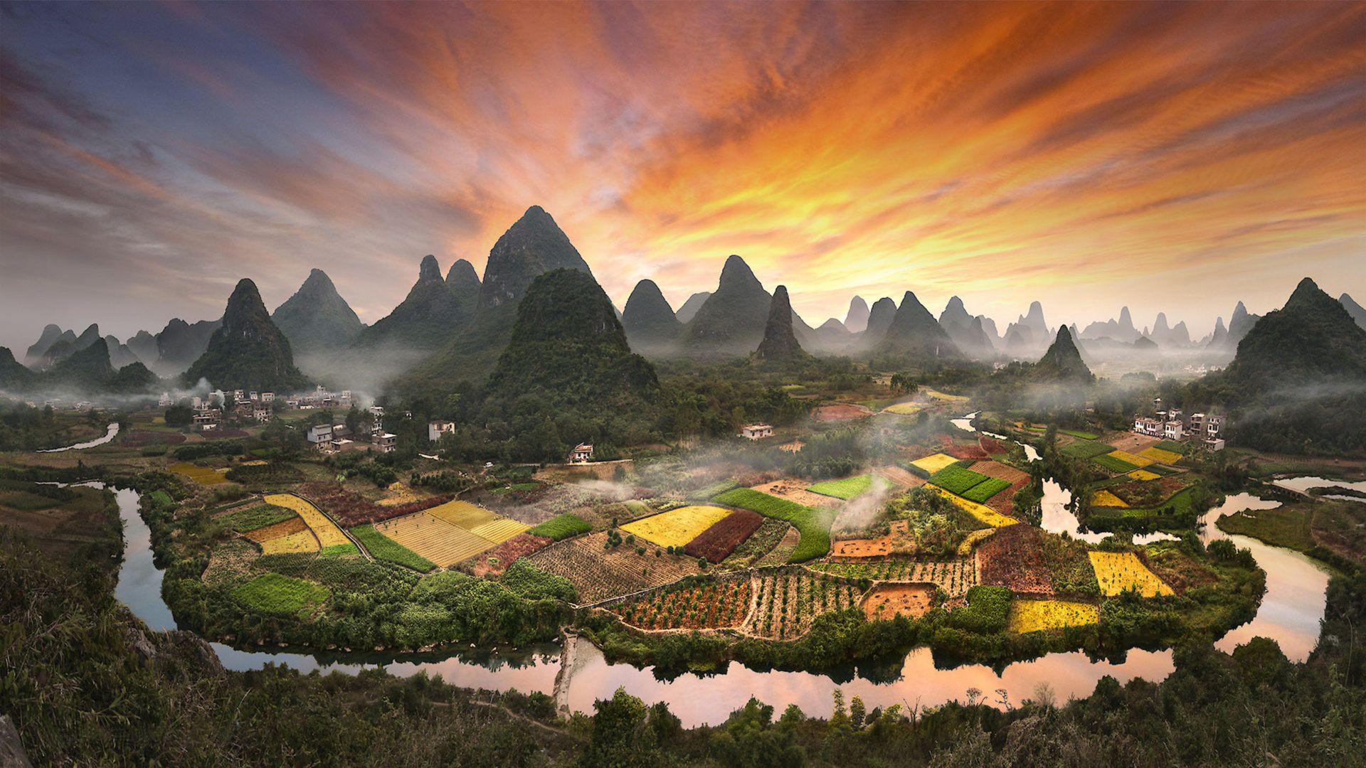 1920x1080 Village Wallpaper