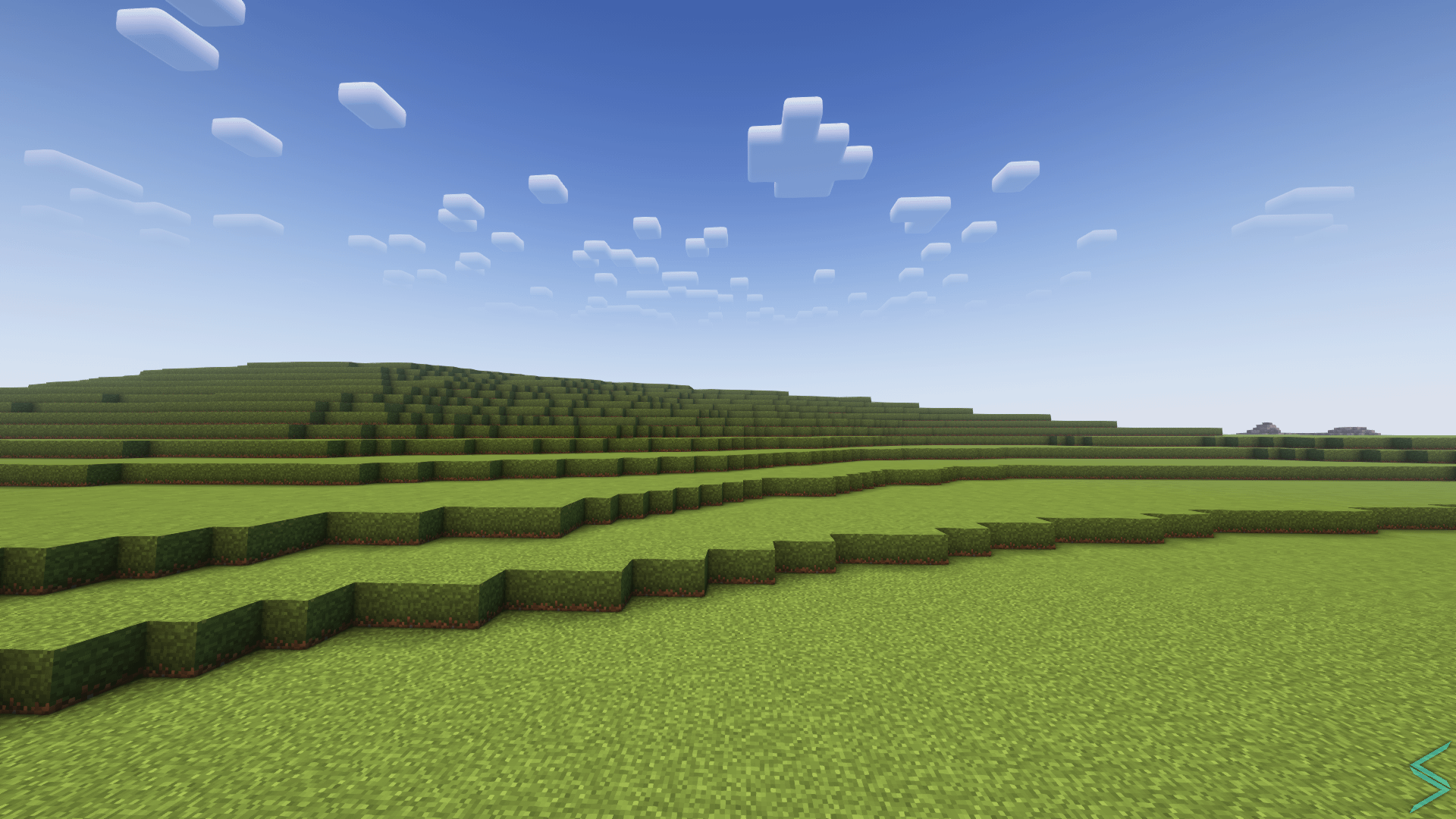 1920x1080 I Recreated the Windows XP Bliss Wallpaper in Minecraft!