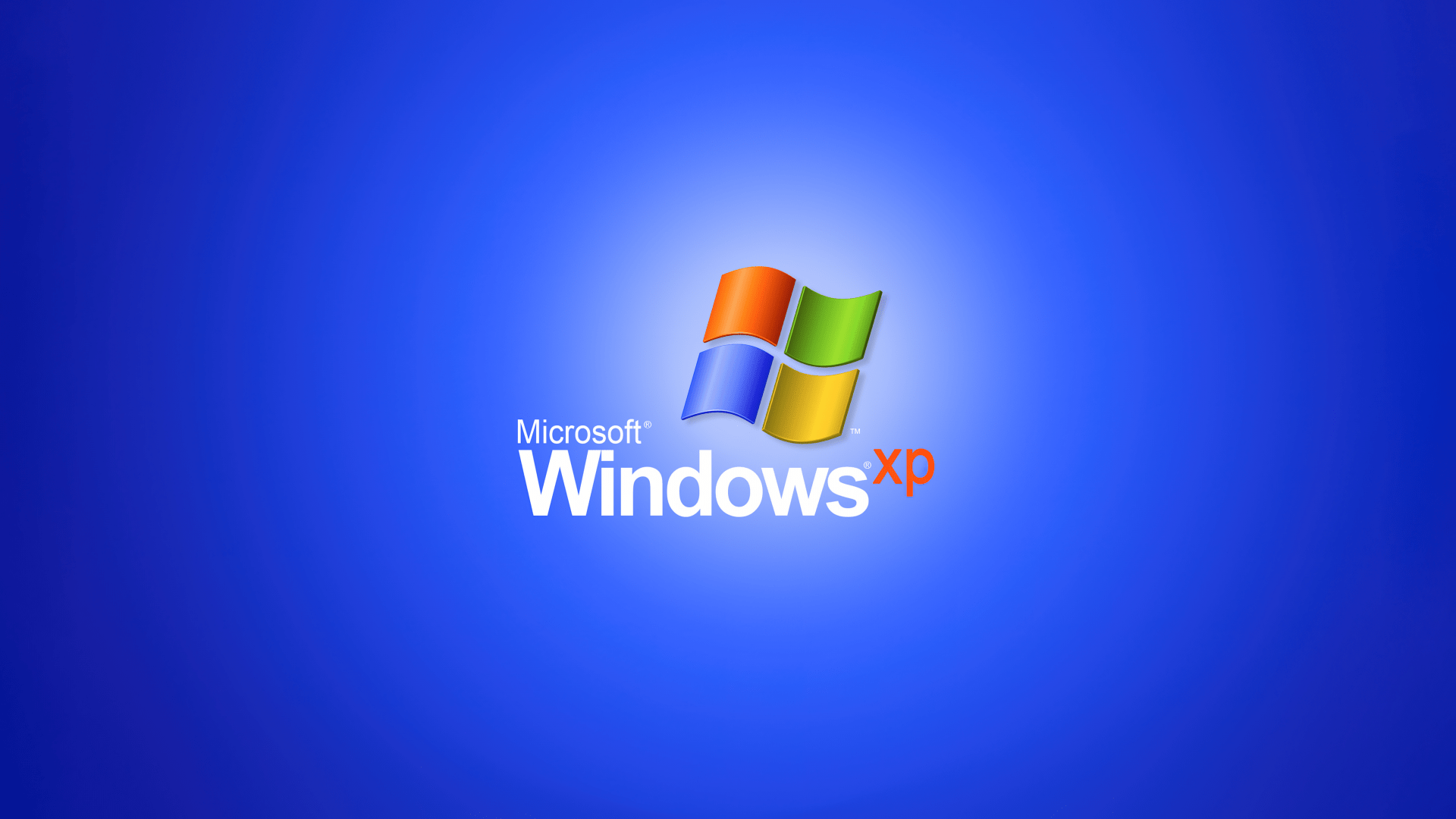 1920x1080 Windows XP Wallpaper 4K, Logo, Blue background, 5K