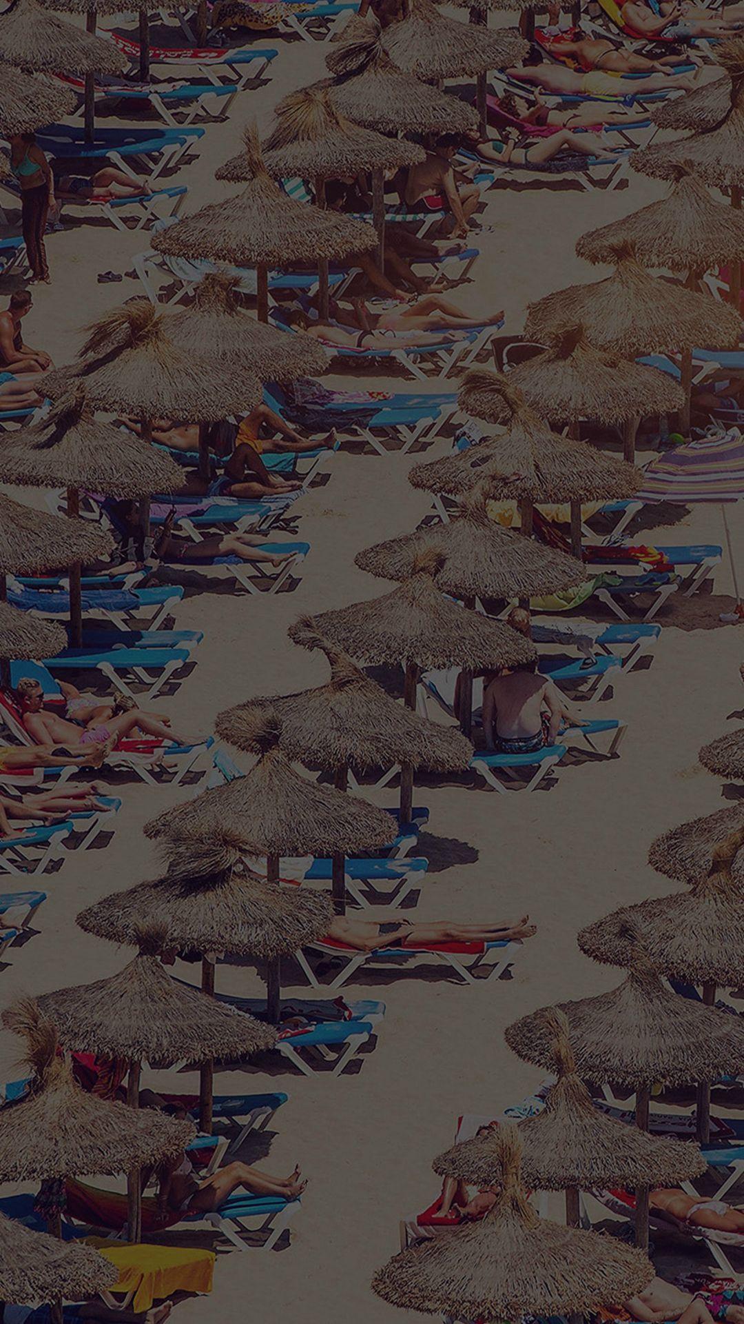 1080x1920 Spain Beach People Nature Dark Sea Summer #iPhone #plus