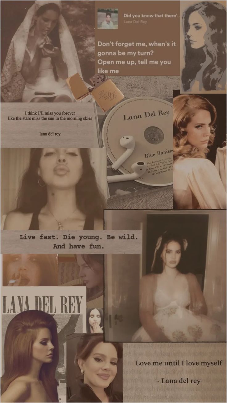 736x1308 Lana Del Rey Brown Wallpaper