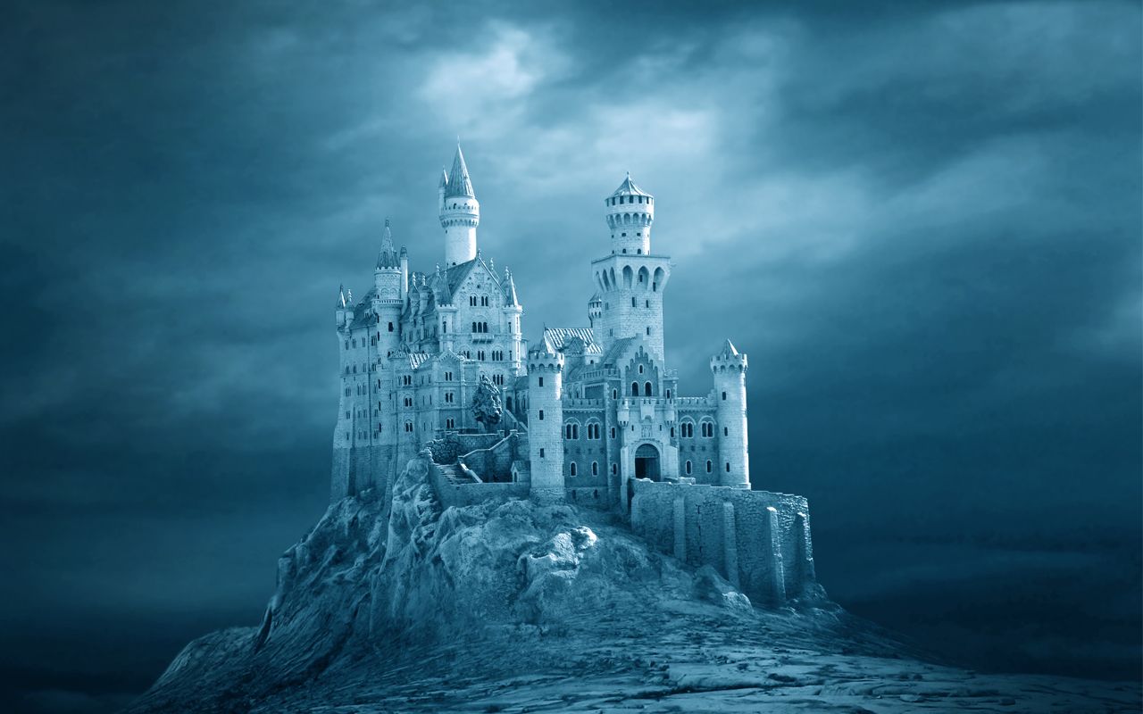 1280x800 Blue Castle Wallpaper