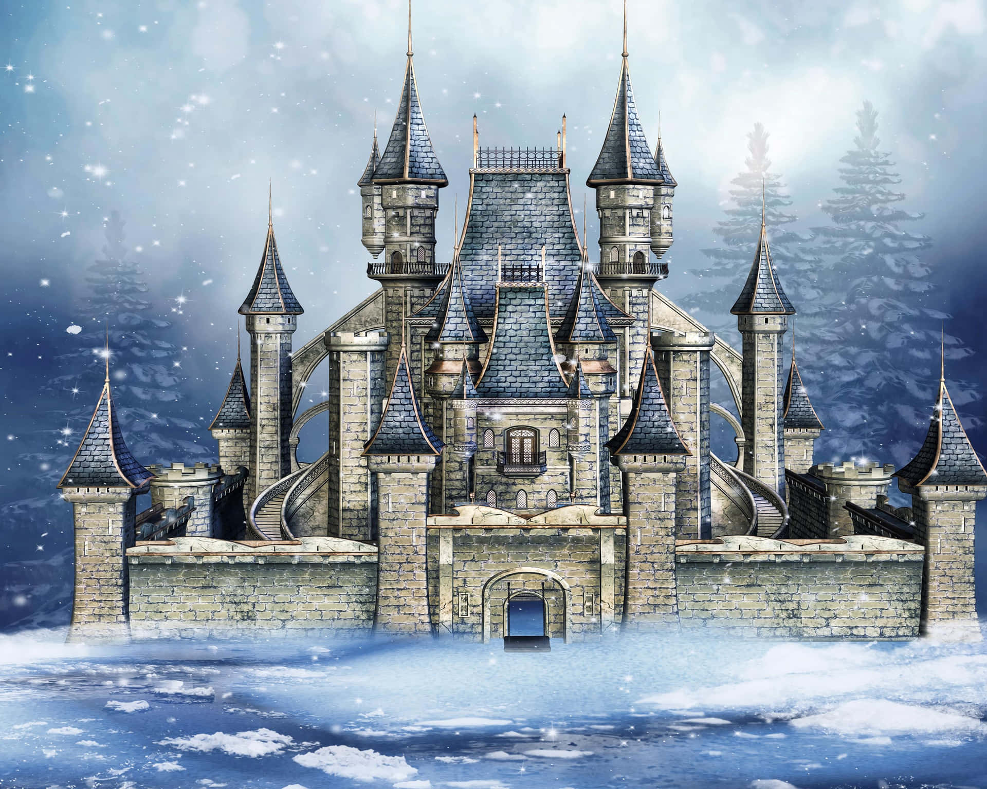 1920x1536 Castle Background