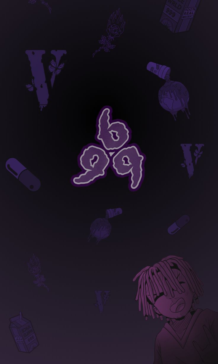 736x1226 Juice Wrld Wallpaper 999 purple