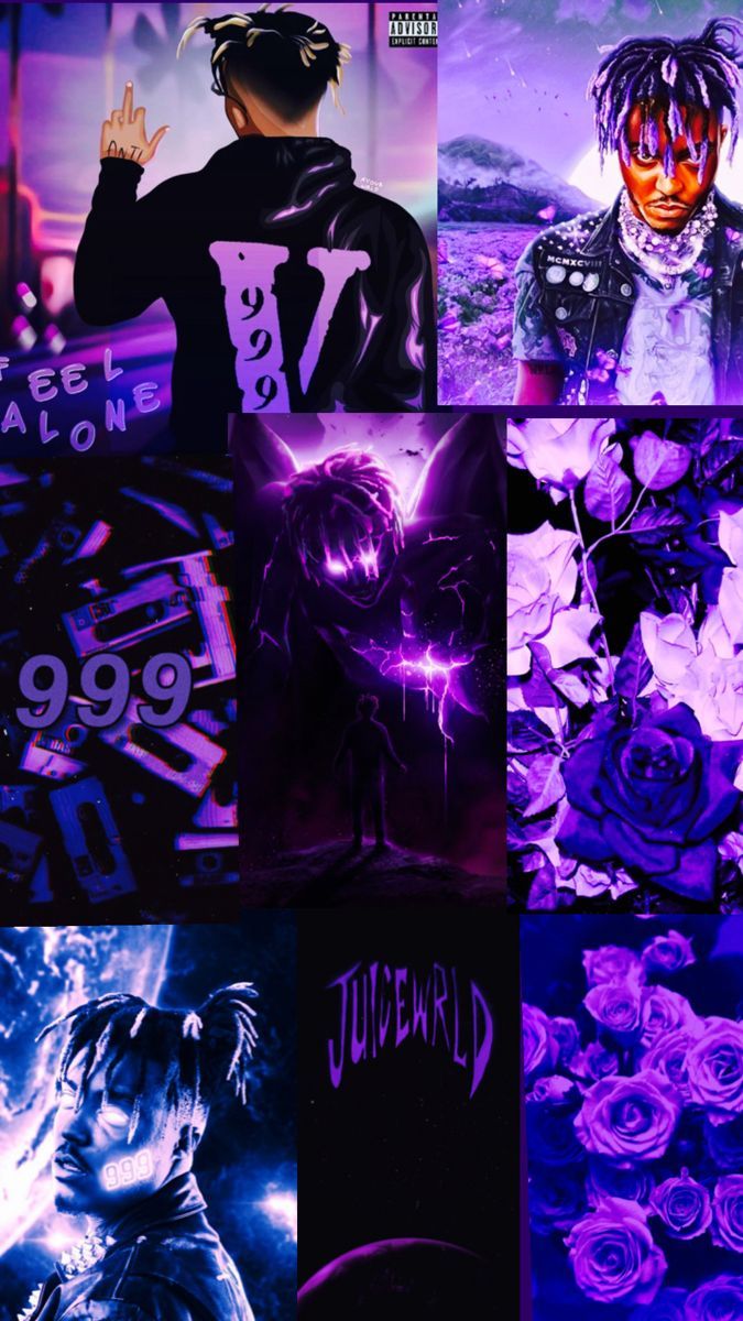 675x1200 Gil. Purple juice wrld wallpaper, Anime rapper, Juice wrld wallpaper iphone cartoon