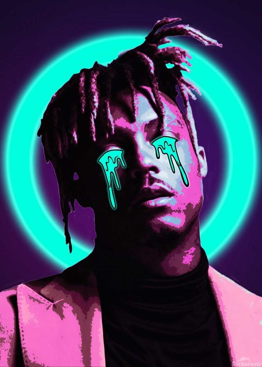 900x1260 Juice WRLD Pop Art by Hatker Art Store Wall Art